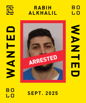 BOLO card: Rabih Alkhalil