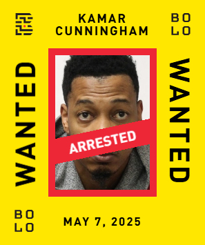 BOLO card: Kamar Cunningham