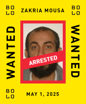 BOLO card: Zakria Mousa
