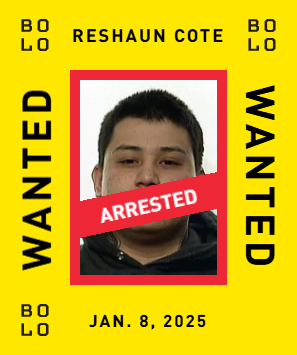 BOLO card: Reshaun Cote