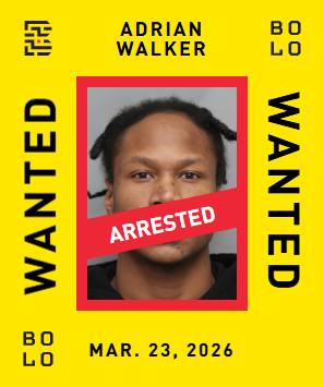 BOLO card: Adrian Walker