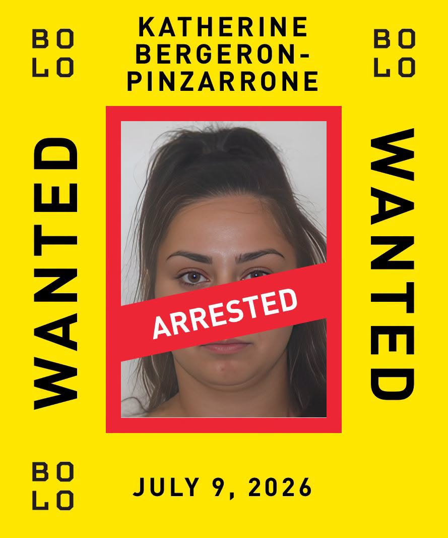 BOLO card: Katherine Bergeron-Pinzarrone